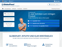 Tablet Screenshot of globofleet.ch